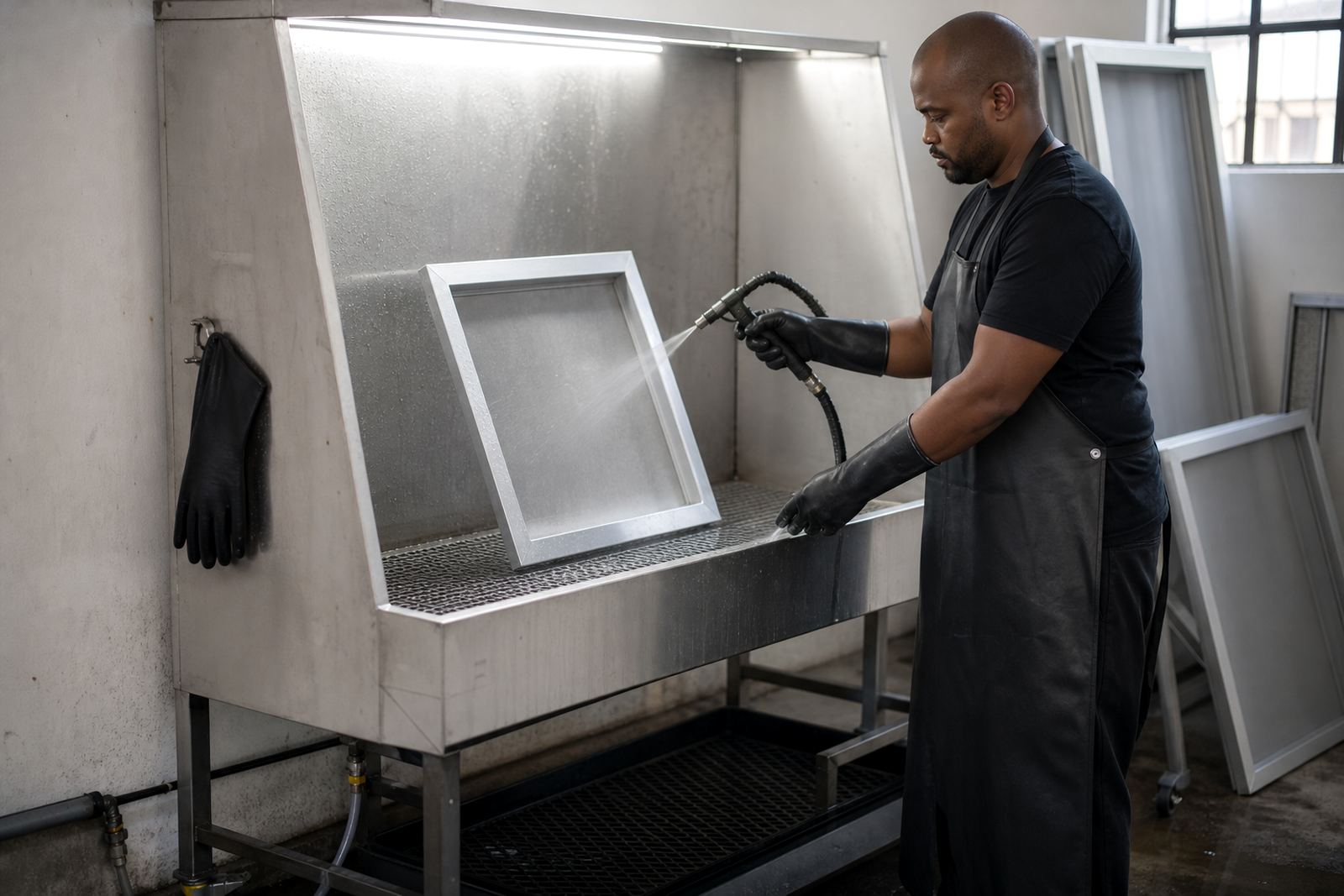 Cleaning Frames After Printing